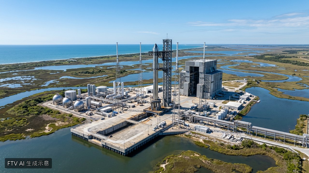 SpaceX斥資千億美元　於路州打造全新星艦發射基地