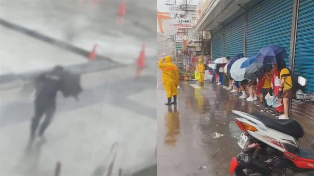 今年唯一沒颱風假！桃園「學生狂風中等車」超克難　網嘆：懷念鄭文燦