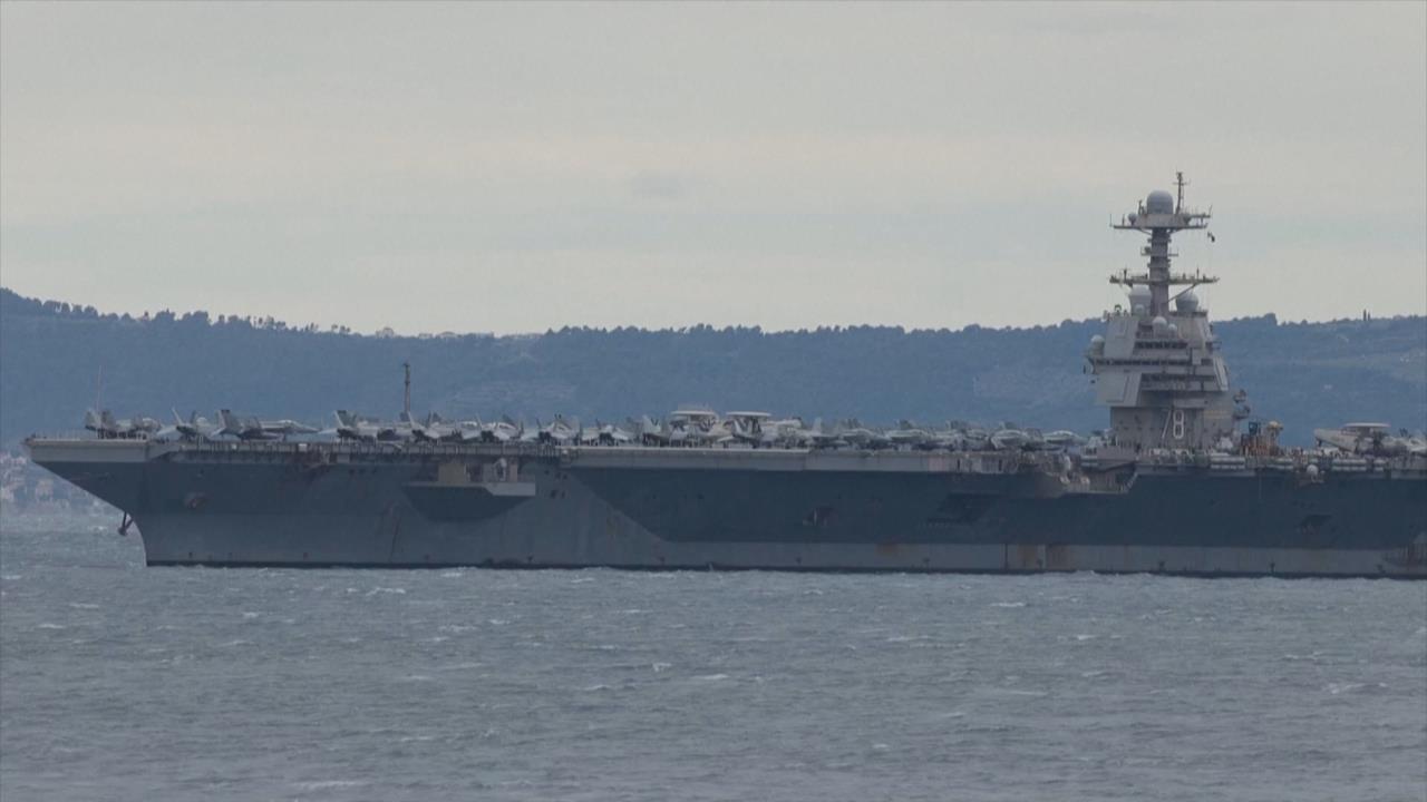 準備進行檢修！　美國航空母艦「福特號」抵克羅埃西亞