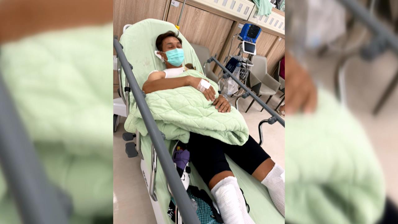 南下高雄備戰620km自行車賽事 前國手彭竣志遭酒駕撞飛滿身傷