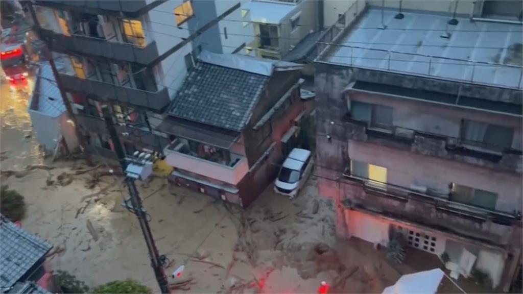 日本愛媛縣土石流淹沒民宅大樓　傳3人逃生不及