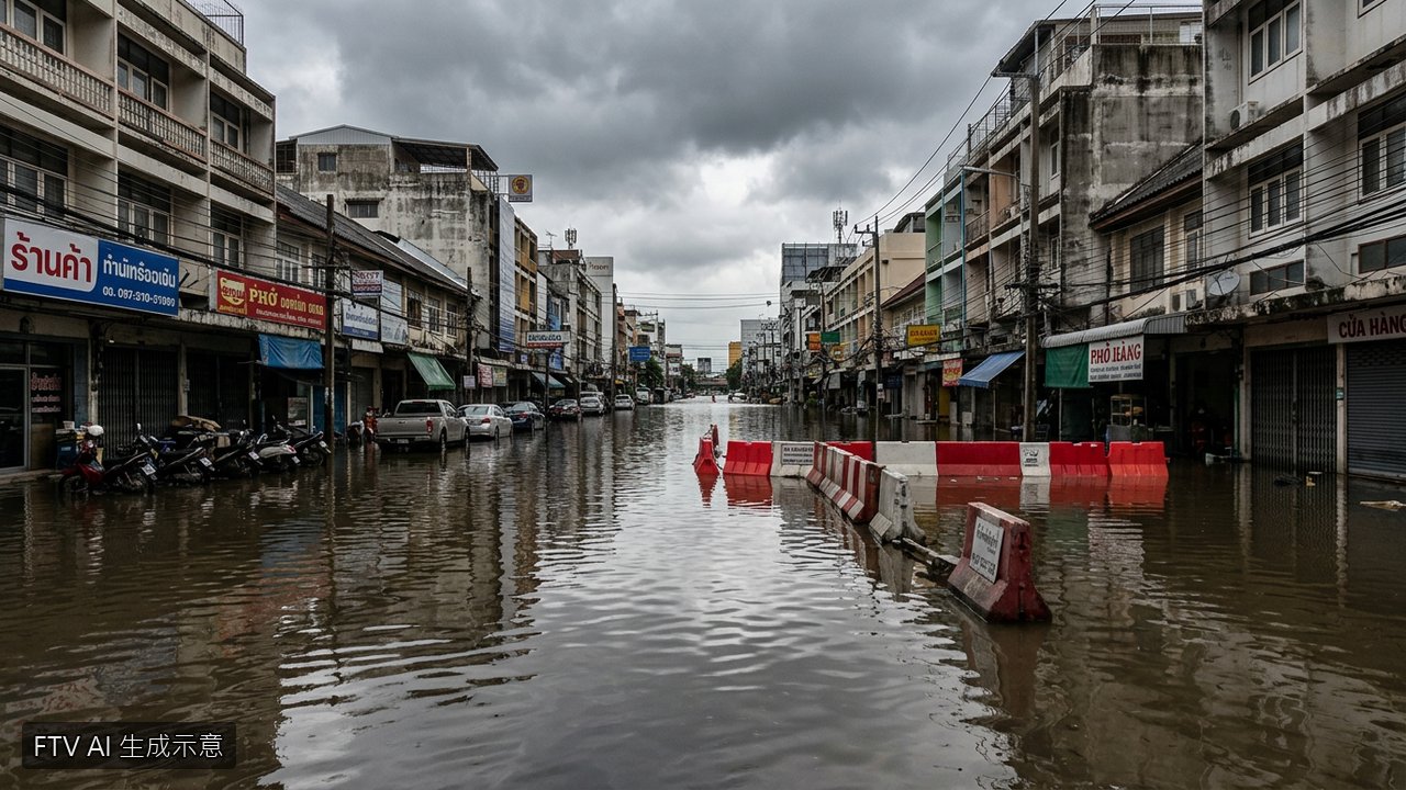 泰國暴雨洪災奪23命　曼谷機場大亂逾五千行李滯留
