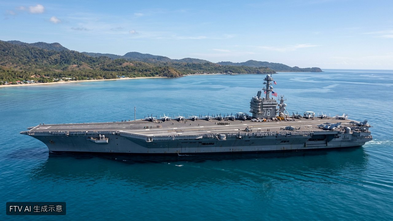 美航艦林肯號抵泰國外海 5000官兵自11月來首度登岸