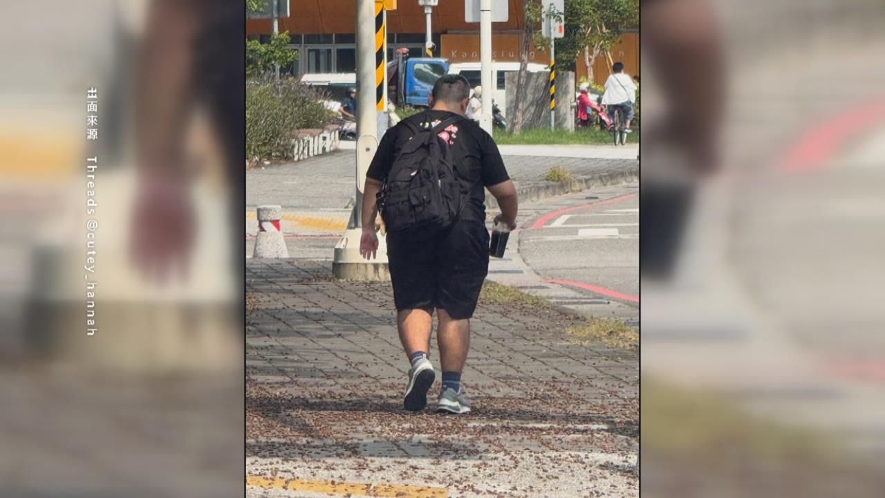 嚇瘋！高雄左營母接送小孩走人行道　遭陌生男子重擊手臂