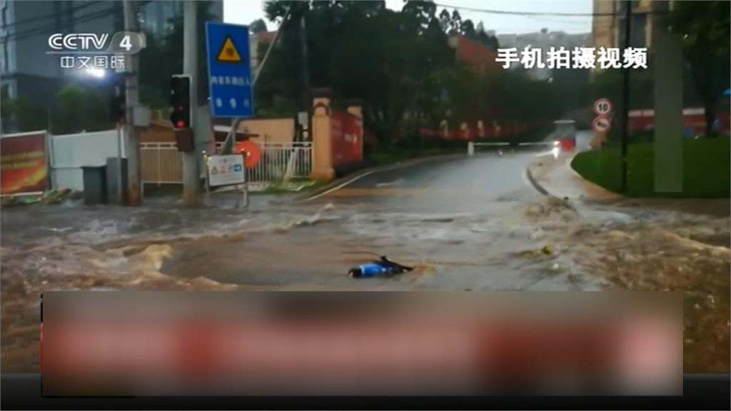 蘇力挾暴雨 中國東北雨不停 西南現洪災