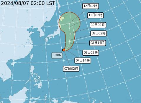 快新聞／又有颱風？1熱帶性低氣壓形成恐「發展成輕颱」　對台影響路徑曝光