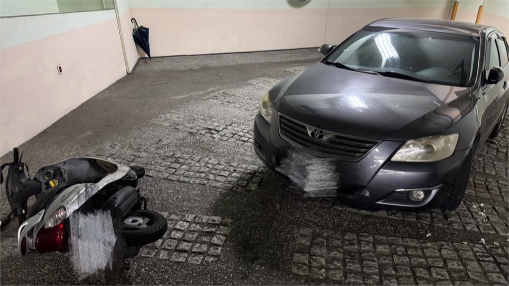 台中社區離奇死亡車禍！　騎士摔車昏倒停車場　再遭鄰居轎車輾亡