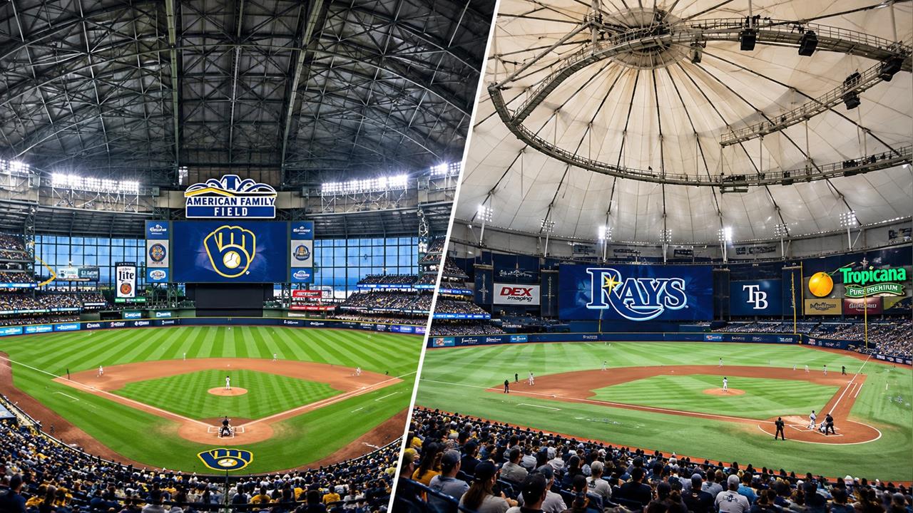 MLB(影)／世界大賽竟然不怕下雨！釀酒人、光芒兩隊室內球場有望寫下歷史