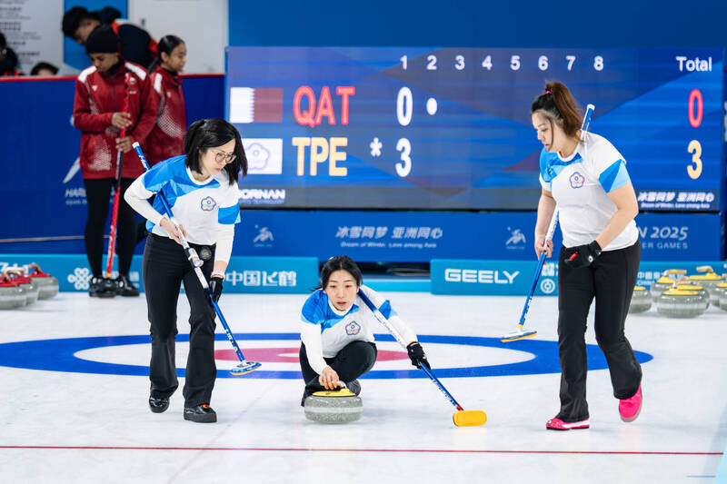亞冬運/跨國組隊取2勝3敗戰績 台灣女子冰壺隊以賽磨合求進步