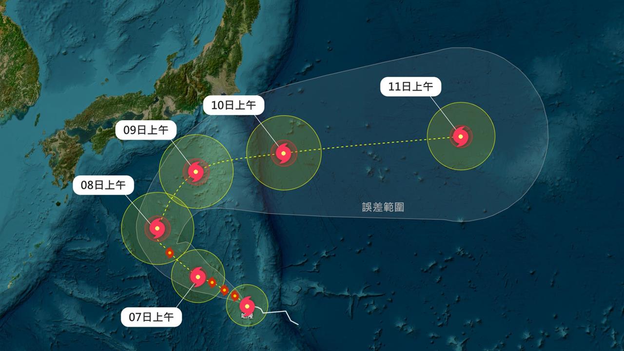 「哈隆」明增強轉中颱！估路徑「大角度轉向東北」專家親揭對台驚人影響