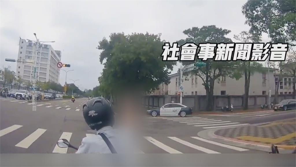 遇總統車隊交管2分半 騎士朝車隊比不雅手勢