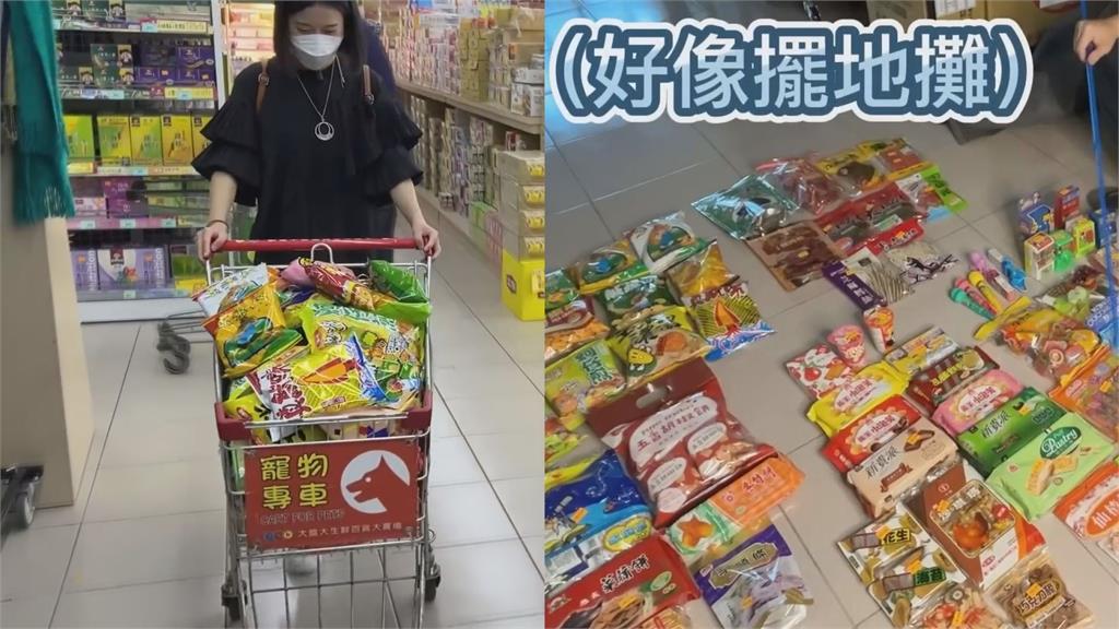 中國妻買力爆發狂掃台灣零食 「連打6張發票」尪嚇:一年未必吃到一樣