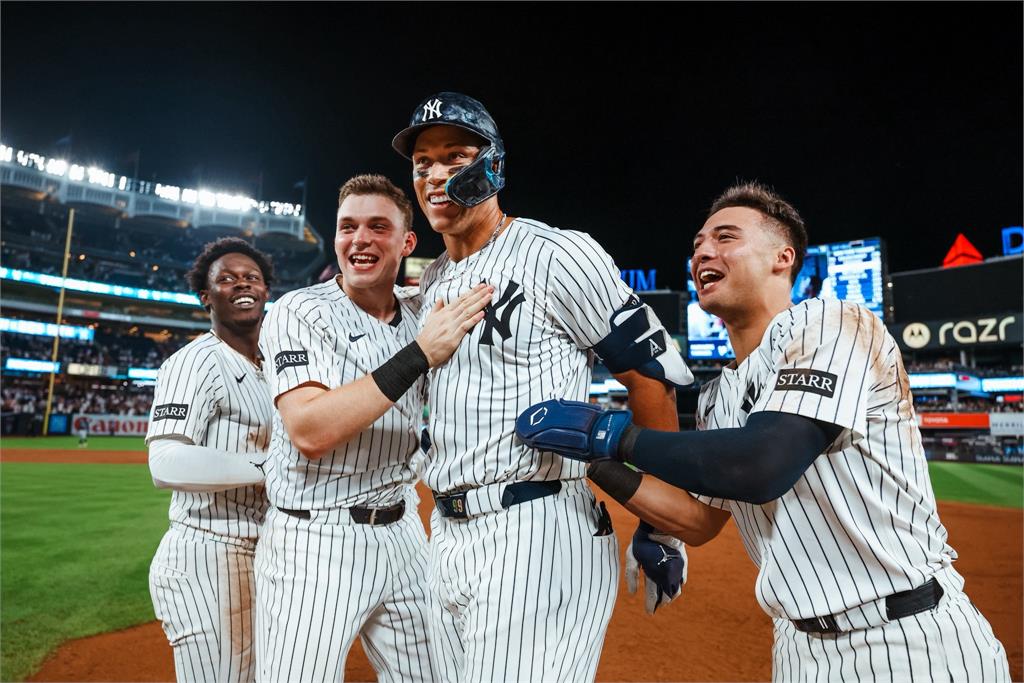 MLB(影)/洋基「被七局無安打」還是贏 法官延長賽「一棒說再見」氣走水手