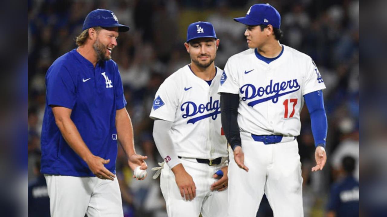 MLB(影)/道奇連續13年闖進後賽!開香檳慶祝 柯蕭喊話:最後還要一起拚