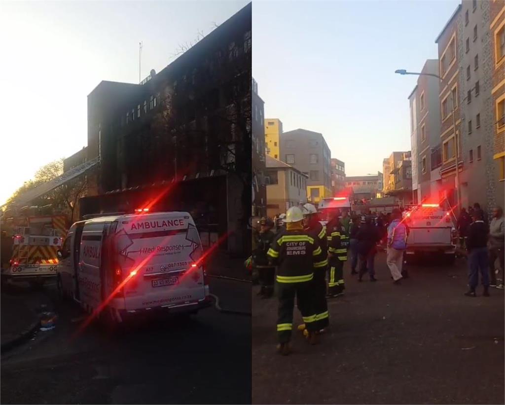 快新聞／南非約堡「大樓惡火」73死、43傷　恐怖畫面曝光