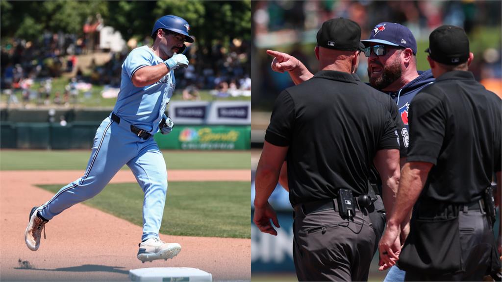 MLB(影)／你挺胸我開轟！教練「史奈德」抗議遭趕　打者「史奈德」陽春砲來坦