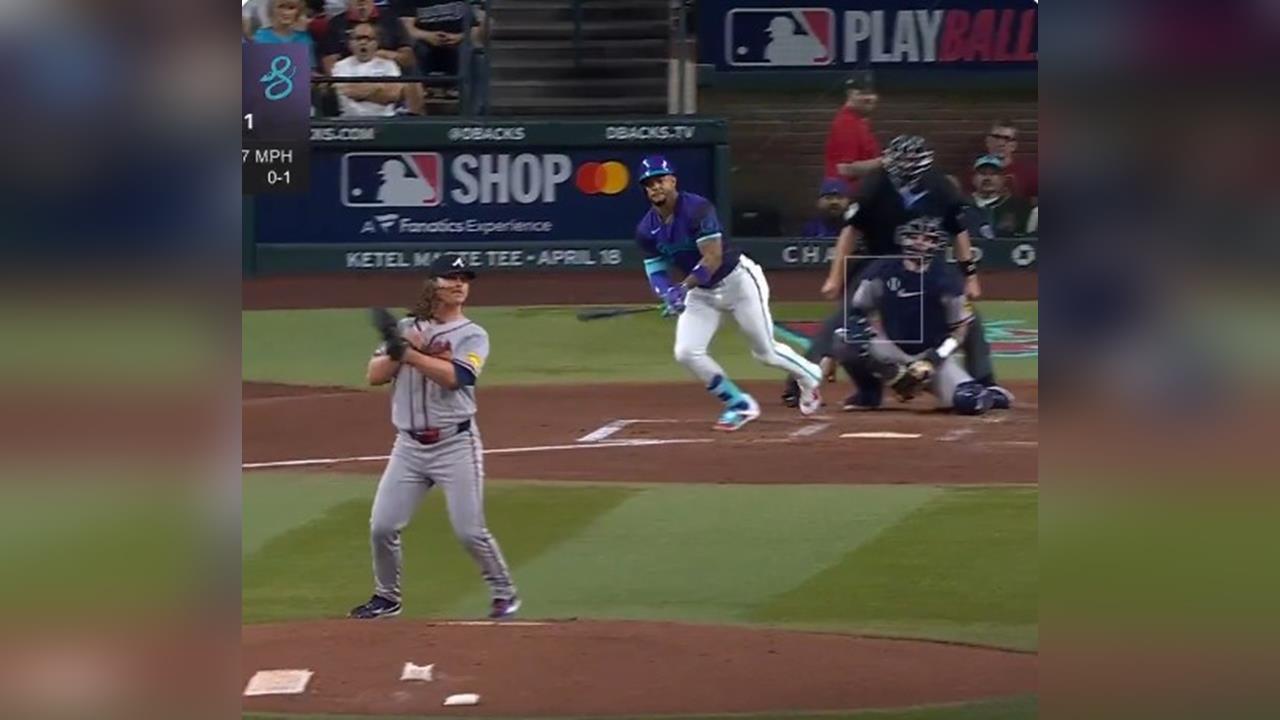 MLB(影)/超速反應直接攔下166公里火球!霍姆斯神技預約年度最佳守備