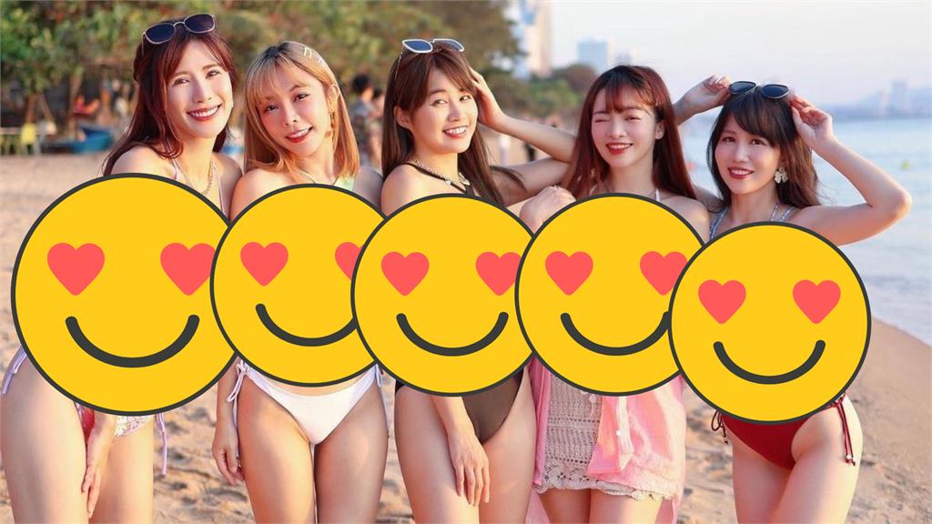 情人節福利！樂天女孩「比基尼照」一字排開超火辣　網嗨：這團太香