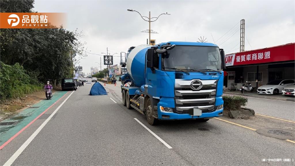 桃園外送員自摔遭撞輾斷兩截！事發前「突舉右手」畫面曝光