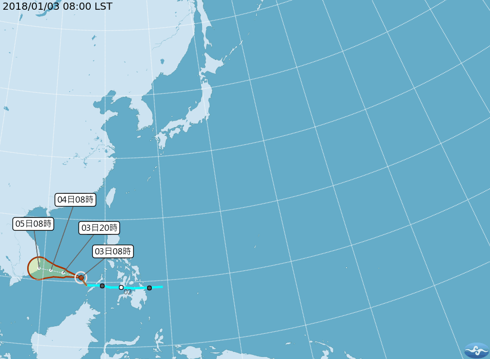 今年第一颱「布拉萬」生成！5日全台都有雨