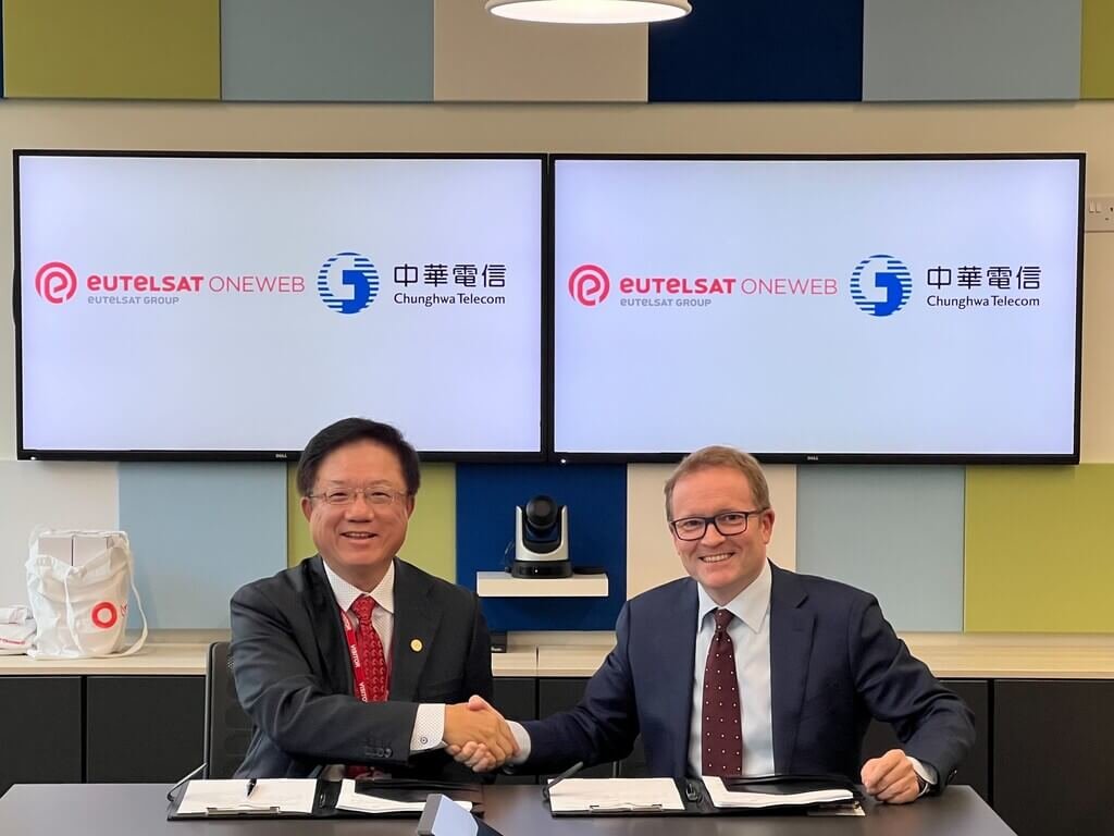 中華電與OneWeb簽約　衛星訊號2024年覆蓋全台