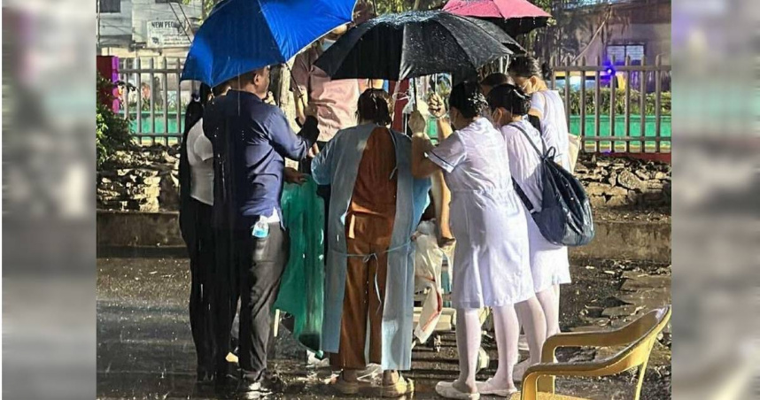 菲律賓6.9強震後急疏散　孕婦路邊突臨盆！醫雨中接生護母嬰平安