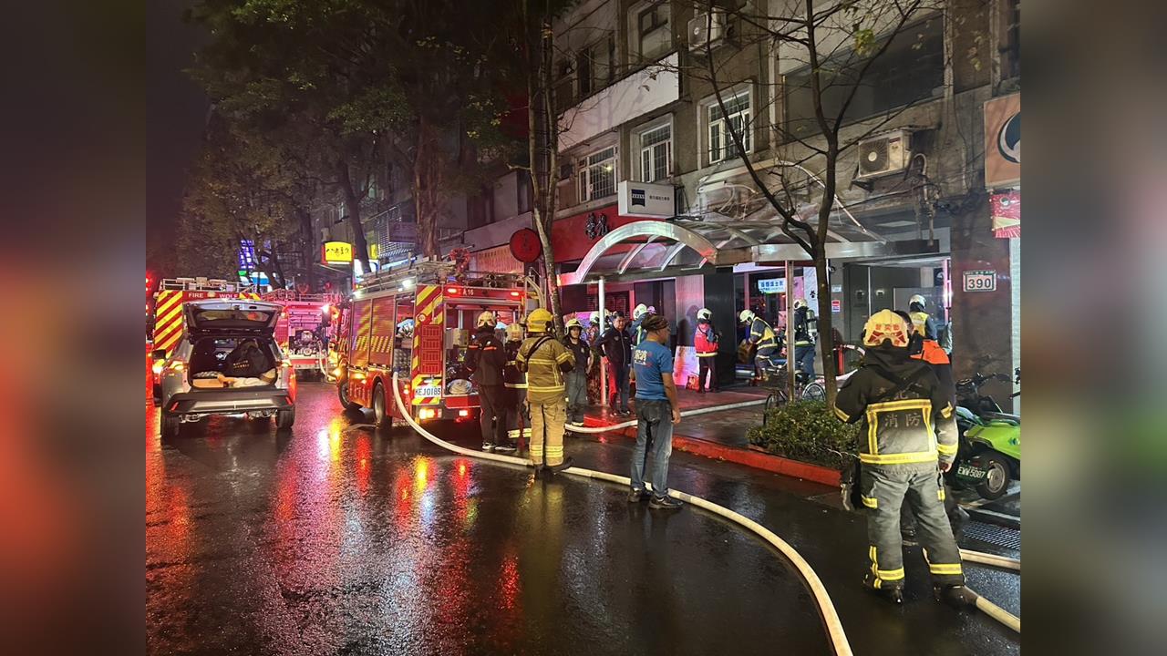 最新／北市大安區高樓暗夜惡火！1男1女搶救後不治