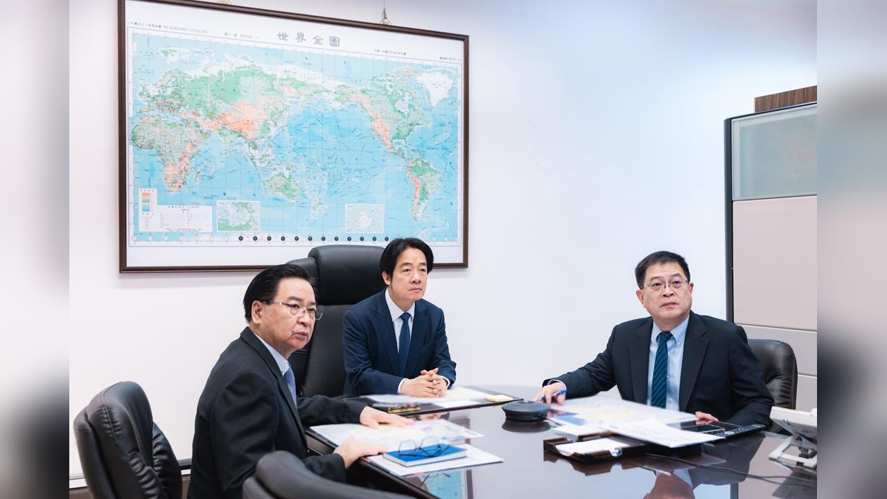 快新聞／中共軍演今實彈射擊　賴總統視訊國防部喊話：面對威脅絕不退讓