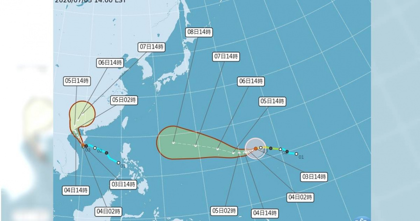 中颱巴威強度持續增強　北市消防籲民眾加強防颱整備