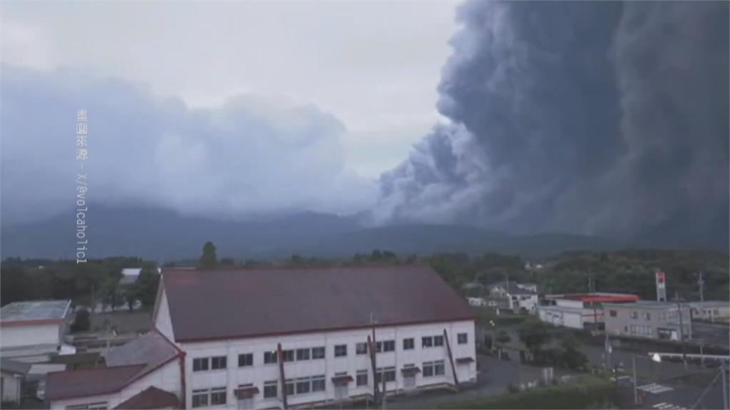 日本九州「新燃岳」火山又噴發　灰煙直衝3千公尺天際　霧島、小林、高原町警戒
