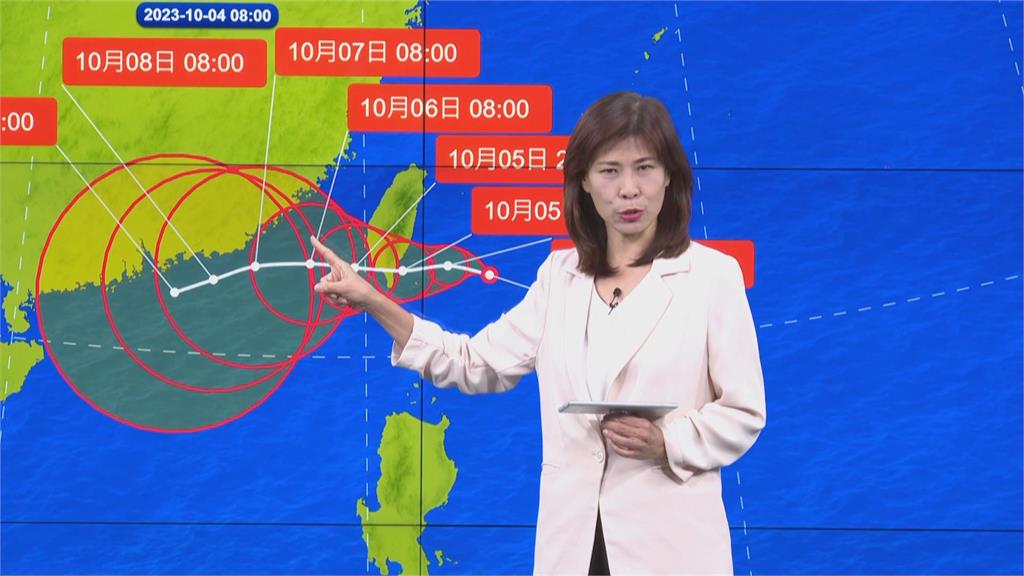 快新聞／颱風小犬將接觸花東地區　陸警區域增新竹「今日雨彈將襲台」