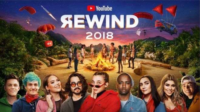 5天800萬人按「不喜歡」！YouTube 2018年回顧影片超顧人怨