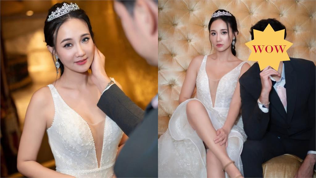 何妤玟悄曬「婚紗照」神秘男竟是混血男模！她自曝將「開千桌流水席」