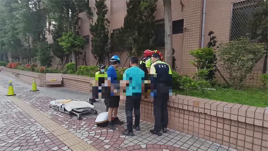 台電承包商安裝室外冷氣墜樓身亡　疑逃生用吊臂鬆脫釀禍