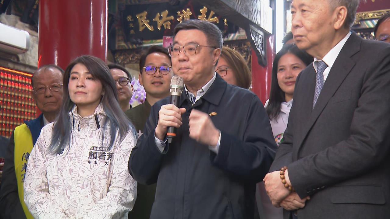 快新聞/台灣現在形勢正好!卓揆北市廟宇祈福 盼百工百業順勢再衝一波