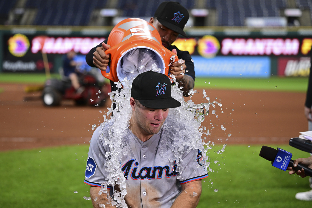 MLB(影)／小魚打者好犀利！馬西單場雙響砲7分打點　平馬林魚隊史紀錄