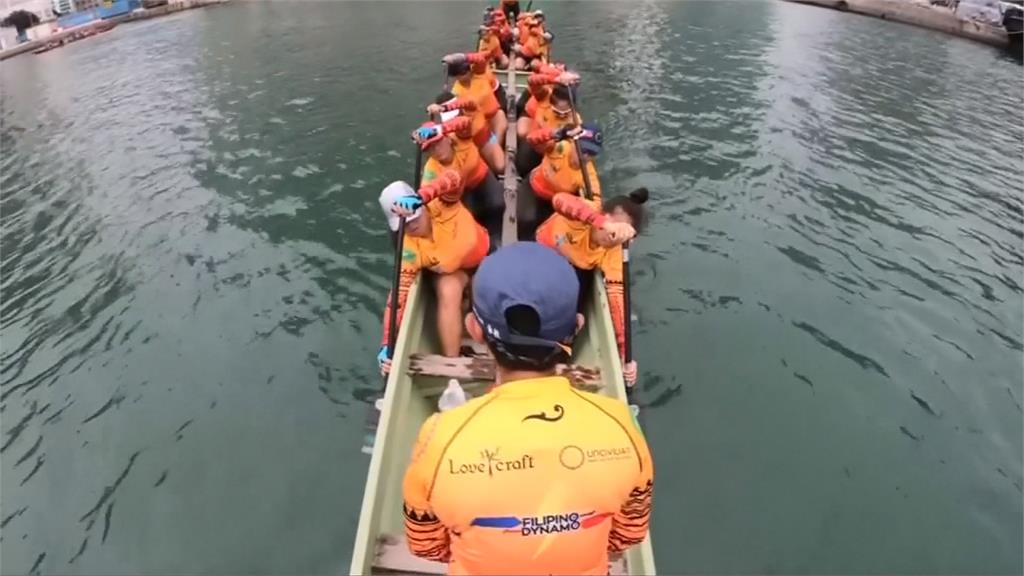 香港女子龍舟賽 菲律賓籍外傭隊奪冠