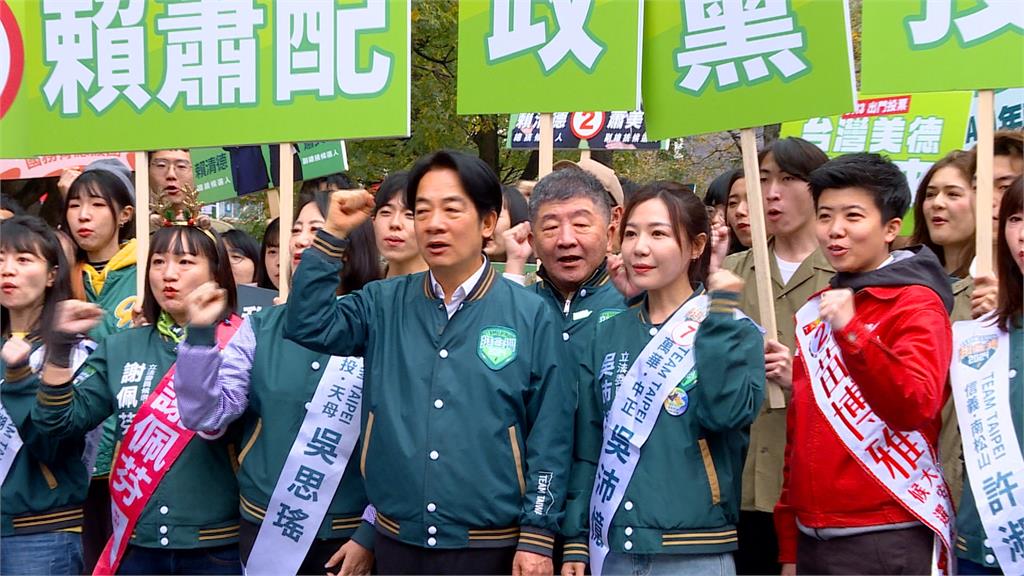 延續蔡總統勝選氣勢　賴清德選在同一路口拜票