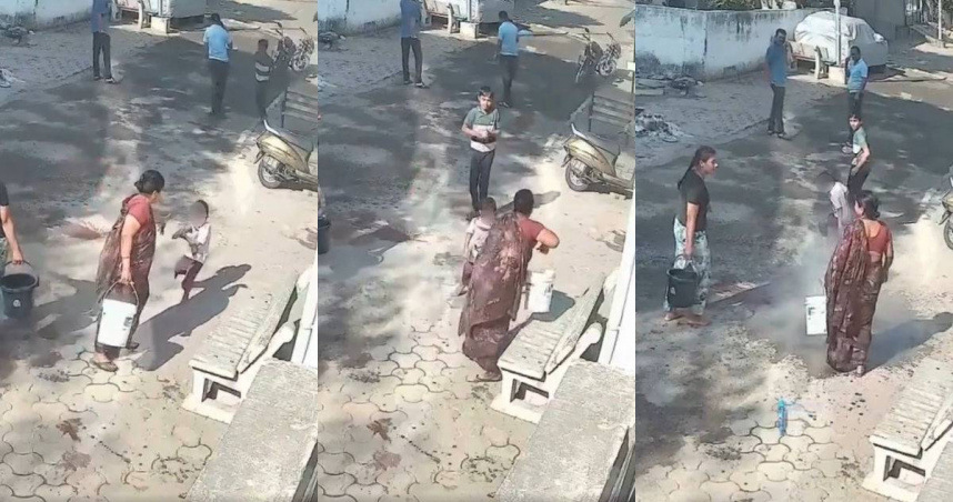 不滿被4歲孫潑顏料！　奶奶「整桶熱水澆他頭上」害全身45%燙傷