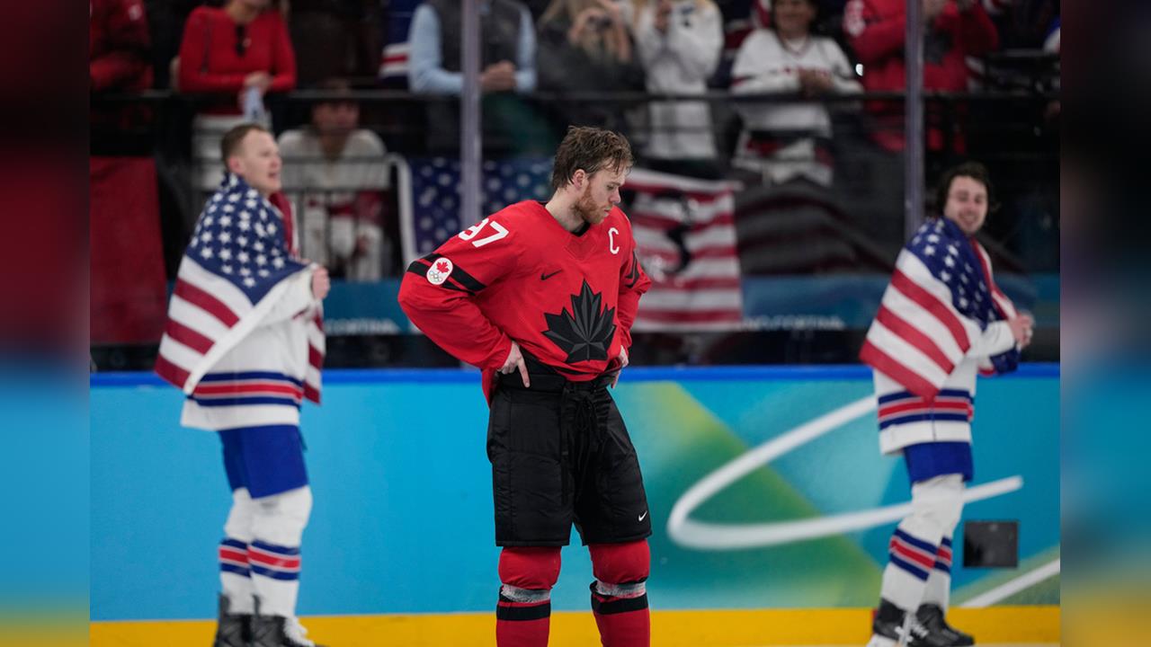 MLB(影)/大聯盟球星也瘋冬奧!美、加男子冰球金牌戰藍鳥陣中壁壘分明