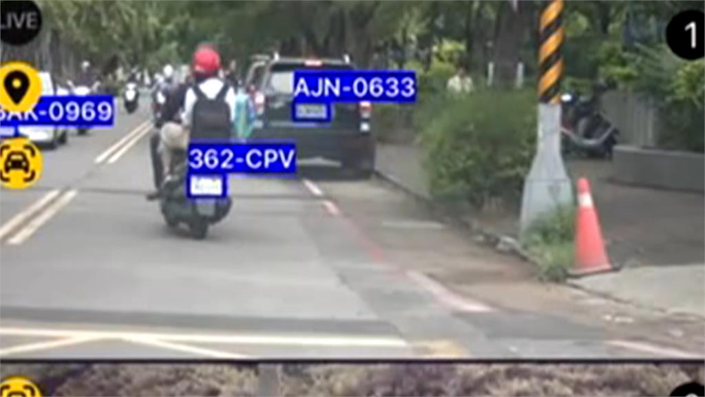 桃園警AI系統查「變造車牌」　五月上路至今查獲８２件違規