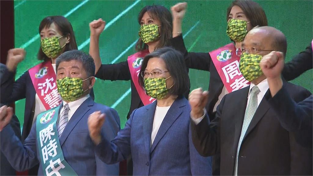 民進黨全代會提安倍　蔡英文：讓台灣在艱難中茁壯