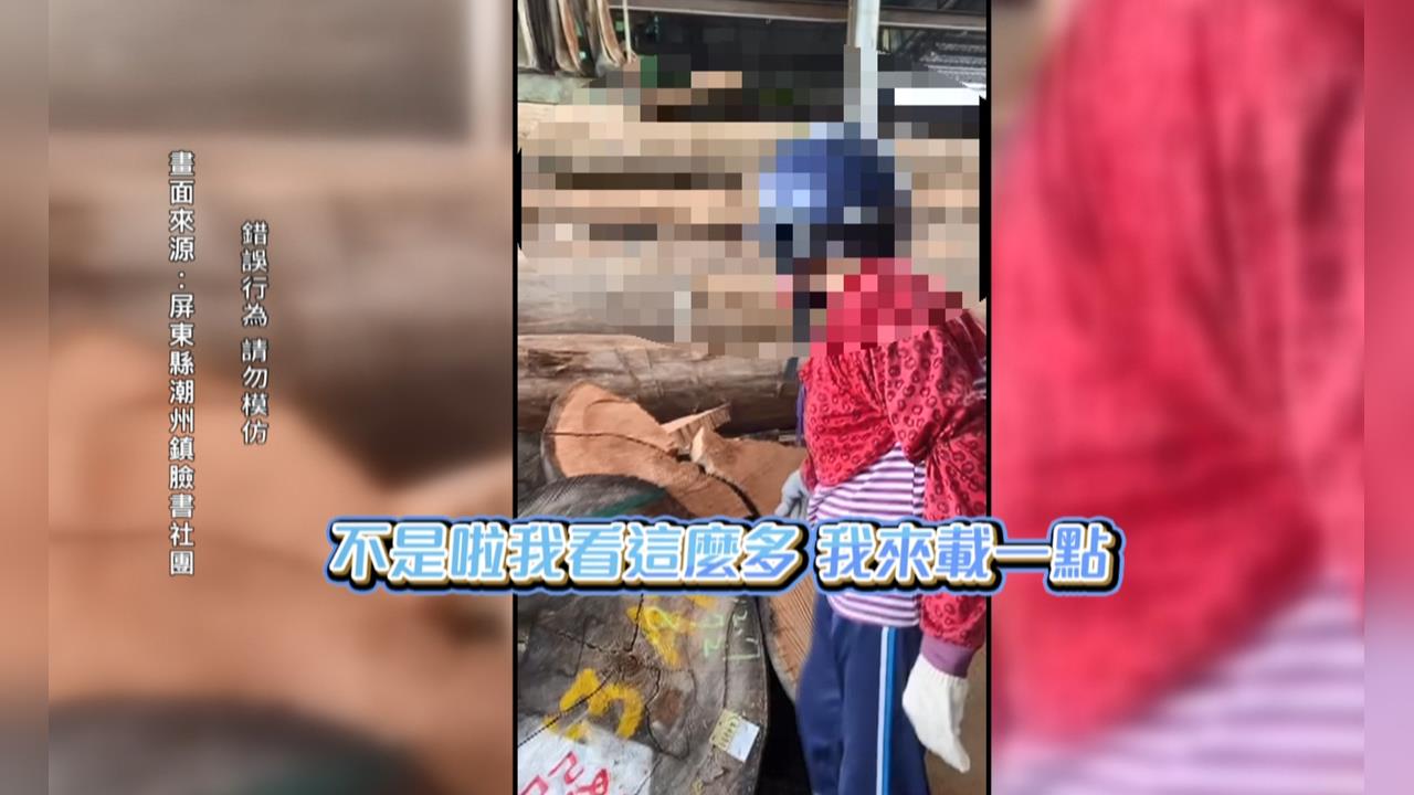 木材行當自己家？　屏東婦偷竊成性店家開導"付錢"購買