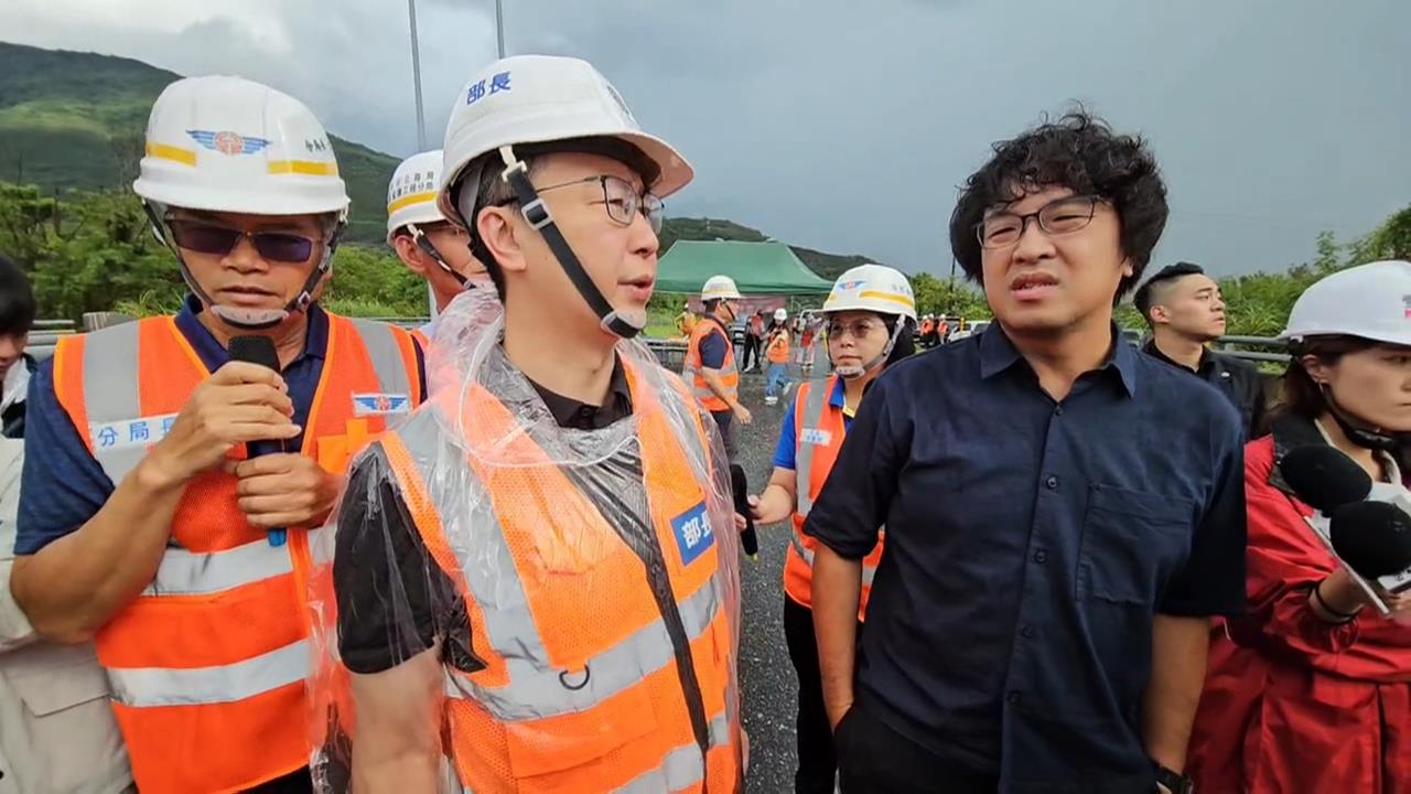 馬太鞍溪橋斷台九線中斷　交通部：10/15前完成便橋供通行
