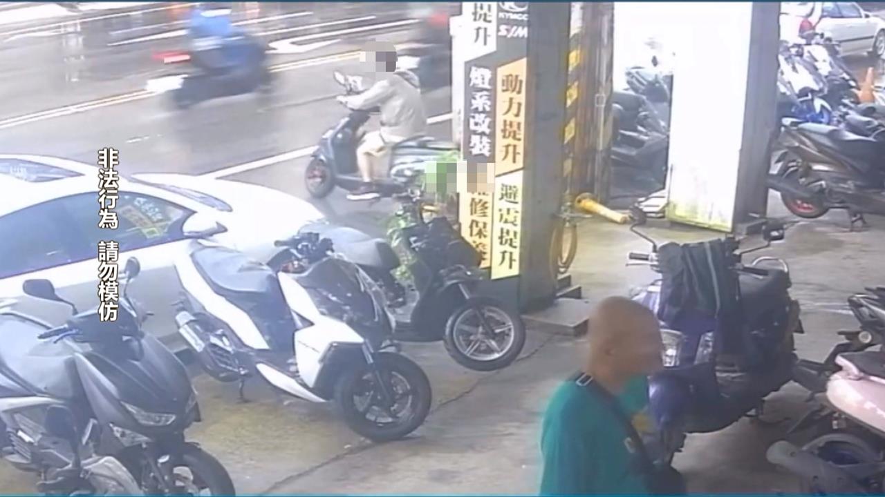 借代步？外送員才下車！機車被騎走　偷車賊道歉還報停車地點