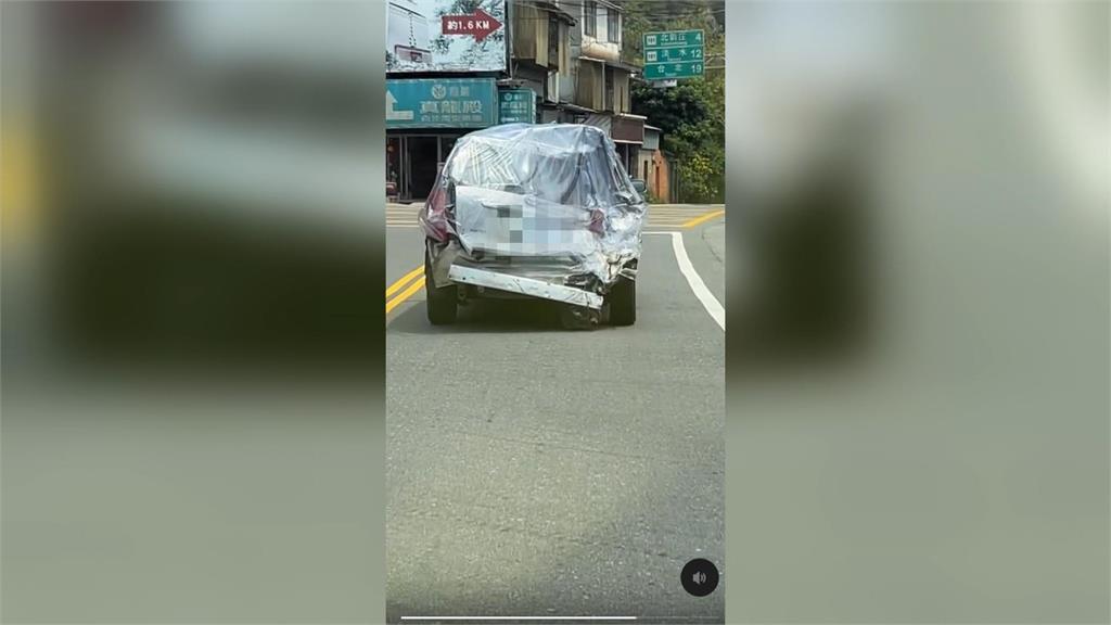車破"黏膠帶.包保鮮膜"照開趴趴走 最高罰3600元