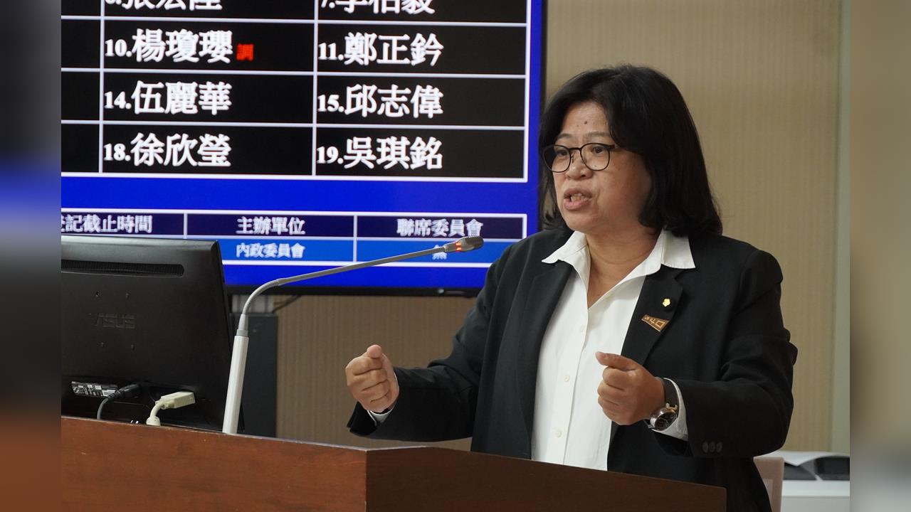快新聞/王美惠關注住宅防火安全 籲落實住警器維護、保障警消權益
