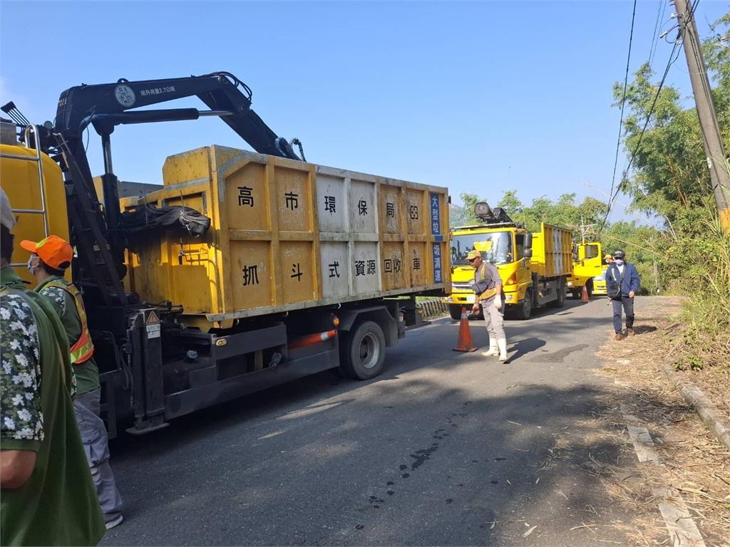 垃圾山破袋驚見台南流入高雄 環保局:已涉刑責、查獲即送辦