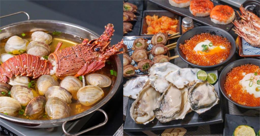 台中美食 初海食堂｜夜貓族先收藏！炭烤活海鮮必朝聖，鹹甜「水果牛肉串」超涮嘴