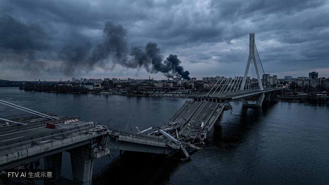 德國總理突訪基輔送暖　俄羅斯發動空襲狂轟大橋
